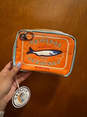 Orange 'Original Sardines' Cosmetic Pouch